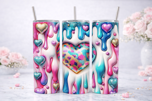 Dripping Heart Tumbler