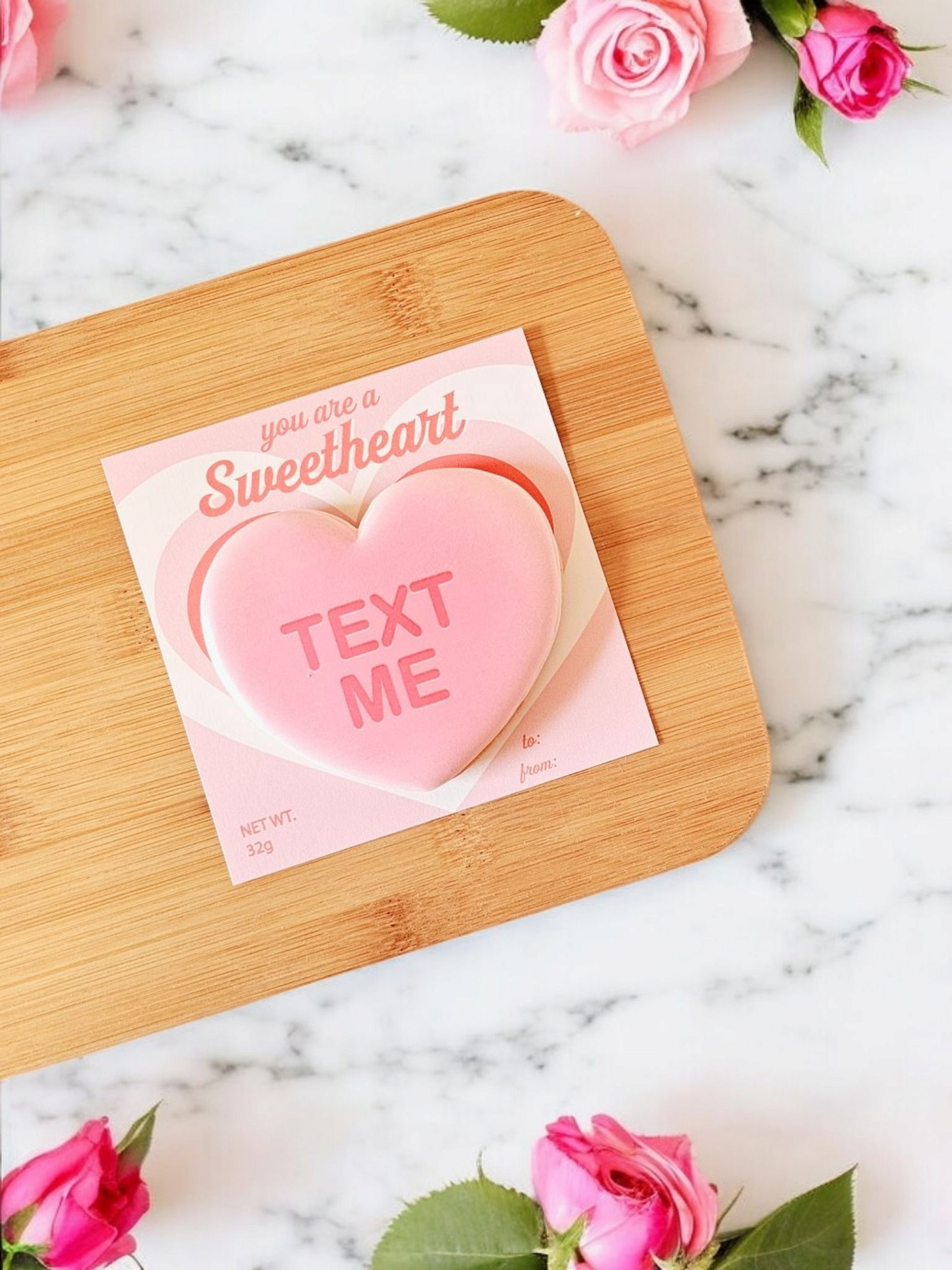 Conversation Heart Cookie Gift (Single)