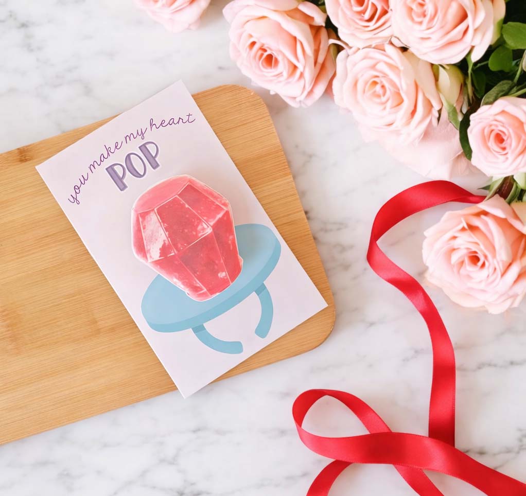 Ring Pop Valentine Cookie