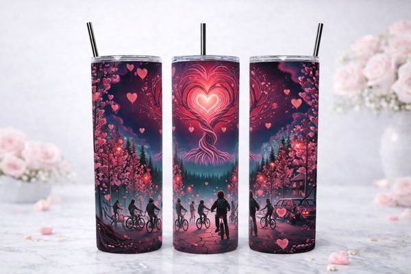Stranger Things Valentine Tumbler